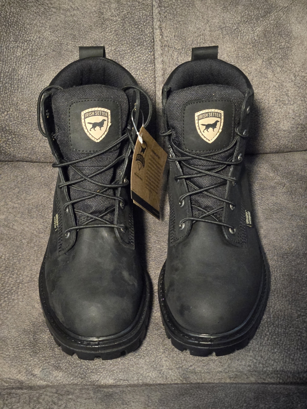 Black Hopkins Irish Setter Work Boots
